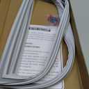 UPGRADED 241872501 Freezer Door Gasket Compatible with Frigidaire Freezer Door Gasket, White 27"x18" 240370901 240370903 Freezer Door Seal For Crosley Kenmore Refrigerator Freezer Door Gasket Seal