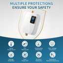 Tankless Water Heater Electric, 3000W Tankless Electric Water Heater 110V, On Demand Hot Water Heater Electric with Digital Display, Electric Tankless Hot Water Heater for Kitchen Bathroom Washin