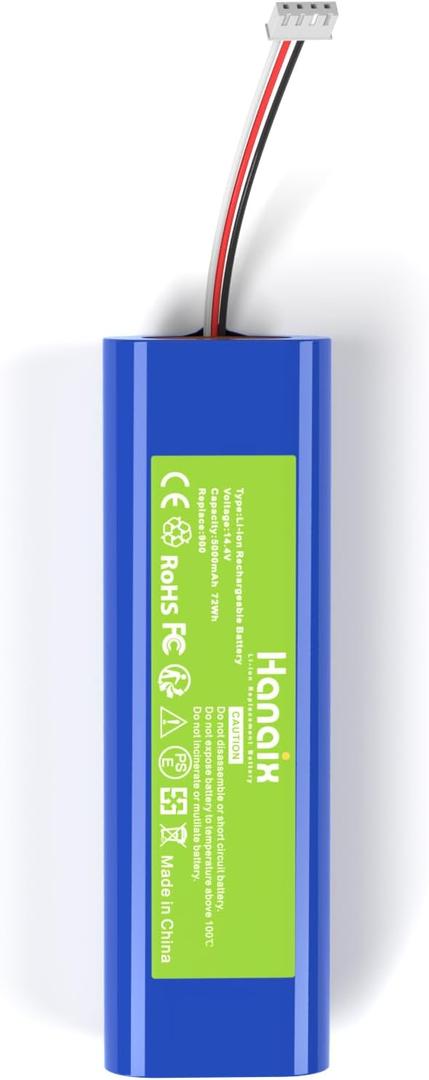 5000mAh Battery Replacement for Ecovacs Deebot N8, N8+, N8 Pro, N8 Pro+, Deebot N5, Deebot Ozmo 920, 930, 901, 905, 937, DG36, DG3G, DG70, DX55, T5 Neo Robot Vacuum Cleaner