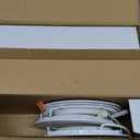 Amico Recessed Lighting 5/6 Inch, 12 Pack 5CCT Flat LED Can Lights, 2700K/3000K/4000K/5000K/6000K Selectable,12W Eqv 110W, 1050LM Brightness, Retrofit Installation - ETL & FCC, White