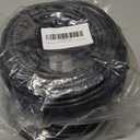 2 x MONK CABLES | CAT6 Ethernet Cable | Plenum Rated | UTP, 23AWG, 550MHz | DSX-8000 Certified | Most Certified Cable of The Whole Market (Black, 100ft)