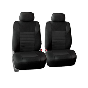 FH Group Car Seat Covers Premium 3D Air Mesh Front Set with Gift - Universal Fit for Cars, Trucks & SUVs (Black) FB068102