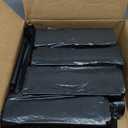 IUI 30-33 Gallon Trash Bags, 250 Count, 32 x 38" Black Garbage Bags for Home, Kitchen Waste, Lawn and Leaf, Durable & Tear-Resistant, Made in USA