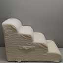 Dog Steps for Small Dogs, 4-Step Pet Ramp Stairs for High Beds and Sofa, Non-Slip Pet Stairs for Small Dogs and Cats, Removable and Easy to Clean Cover, Beige