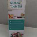 HaWare 29 PCS Silicone Cooking Utensils Set, Heat Resistant Kitchen Utensils Set with Stainless Steel Handle, Spatula Sets with Holder and Hooks, Kitchen Tools Gadgets for Nonstick Cookware -Black