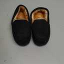 Boys & Girls Moccasin Memory Foam Kids House Slippers - Nonslip Indoor & Outdoor, US 12