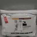 Crown Collection Hotel Beddings 600-Thread-Count 100% Egyptian Cotton 1 Piece Fitted Sheet with 12" Deep Pocket King Size White