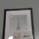 upsimples 8.5 By 11 Picture Frame, Display Pictures 6x8 with Mat or 8.5 x 11 Without, Wall Hanging Photo Frames, Black, 1 Pack