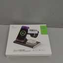 3 in 1 Foldable Charging Station for Apple Products,Wireless Charger for iPhone 17 16 15 14 13 12 Pro Max,Travel Dock Adapter&Light for iWatch Series 11 10 9 Ultra 3/2 SE 3/2,for AirPods 4 3 2 Pro 3/2 (White)