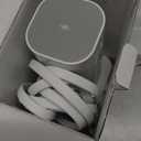 Power Strip Tower with Wireless Charger, Flat Plug Surge Protector Tower with 6FT Extension Cord, 12 AC Multiple Outlets, 4 USB (2 USB C),15W Wireless Charging Power Tower for Home Office Dorm, White 