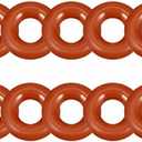 uxcell Silicone O-Ring, 12mm Outside Diameter, 5mm Inner Diameter, 3.5mm Width, VMQ Seal Rings Sealing Gasket Red, 10PCS