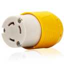 2 x PLUGTUL NEMA L6-30C Locking Connector, Generator Twist Lock Adapter Female Connector, 30 Amp, 250 Volt, Industrial Grade, ETL Listed