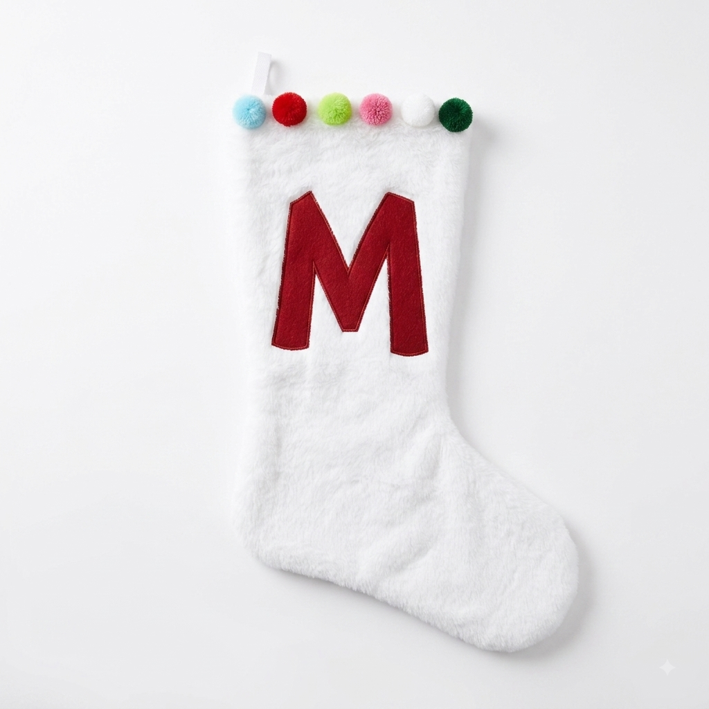 pom pom stocking M Regular