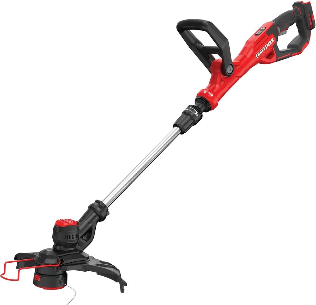 CRAFTSMAN V20 WEEDWACKER Cordless String Trimmer Edger with Automatic Feed, 13 inch, Bare Tool Only (CMCST900B)