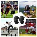ONTYZZ Knee Pads with Thickening Anti-Collision Sponge The Non-Slip Breathable Knee Protector for Volleyball Running Kneeling Hiking Dancing Gardening Knee Sleeves for Men Women Work Black/M