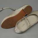 Girls Dress Shoes Low Block Heel Flower Girl Wedding Party Princess Formal Shoes for Big Girls, Size 38
