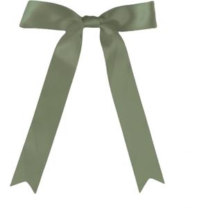 30 Pcs Moss Green Satin Bows 6 X 10 Inch Premade Bows with Twist Tie for Wedding Florist Decor, Cake Pops,Christmas Tree & Gift Wrapping(Moss Green)