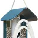 SplashNColor Double Arc for Bird Buddy Birdhouse Protection Against Large Birds, Prevents Pigeons, Jackdaws & More Durable ABS Shield, Anti-Perch Guard, BirdBuddy Accessories,  White