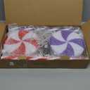 Lollipop Christmas Pathway Lights Outdoor, 6 Pack 29 Inch 160 LED Pathway Markers Lights with Stakes, Lighted Candy Cane with 8 Light Modes for Xmas Walkway Decor(Multicolor)