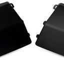 Pair Black Rear Bumper End Cap Compatible with 2007-2014 FJ Cruiser 5246235030 5246335030 TO1105122 TO1104122(Black,Pair)