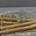 2 PCS Wooden Dish Rack Bamboo Drying Rack Stand Pot Lid Holder Kitchen Cabinet Organizer for Dish Plate Bowl Cup Pot Lid Cutting Board