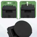 Magnetic Tool Holder for Belt, Strong Magnet Clip-On Belt Holster Magnetic Holster for Screws Nails Hammer Sockets Pliers Screw Driver Trowel Drill Bit Wrench Metal Accessories - 1 Set