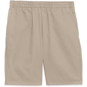 Classroom Uniforms Pull On Shorts for Boys & Girls With Elastic Waistband 52132, 12, Khaki