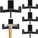 Geelin 4 Pcs Tool Hooks Compatible with Plastic Shed Hanger Wall Organization and Purpose Shed Storage Accessories Hanger and Storage Garage Wall Organization Accessories for Saving Space