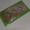 Furniture Sliders for Carpet 8 PCS - 2 1/2 inch Furniture Moving Slider Chair Legs Floors Protectors Furniture Movers Sliders  Move Your Furniture Easy & Safely(for Carpet) Brown Coffee