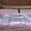 Woanger 2 Pack Yoga Mats (72x24) 3/8 Inch Thick Exercise Yoga Mat for Home Workout with Strap Non Slip Pilates Gym Supplies for Women Men (Pink, Rose Red)