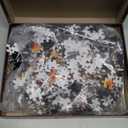 1000 Piece Jigsaw Puzzles for Adults Ball Sport Painting Jigsaw Puzzle Fire Soccer Ball 1000 Pieces Puzzles Playing Football DIY Craft Magic Puzzle Art Bedroom Decor (Colorful) (19.7''Wx27.6'H)