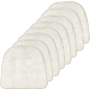 Non-Slip Chair Cushions, Assembled in USA, U-Shaped Skid-Proof Seat Pads for Dining Room, Kitchen, Office, 15"x16"