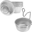 Universal Grease Cup for Char-Broil Kenmore Outdoor Grills and Other Similar Grills, Grease Catcher Cup with Holder and 15-Pack Aluminum Drip Liner for Charbroil 5884694