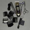 oneisall Dog Clipper Low Noise, Dog Grooming Kit with Rechargeable, Pet Shaver Cordless Electric Quiet Hair Clipper Set for Dogs Cats Pets（Gold）