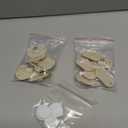 Honoson 16 Pcs Self Adhesive Caster Wheels Appliance Rollers Appliance Sliders for Kitchen 360 Swivel Universal Wheel Mini Small Kitchen (White with 1 Steel Ball Style)