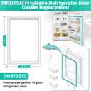 Uppgraded 241872513 Refrigerator Door Gasket Replacement for Frigidaire Kenmore Refrigerator Door Seal, 42''x28.5'' Fridge Door Gasket Replace 240514608, 241872506, 240370906 Door Gasket Seal