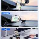 pop-tech Phone Mount for Car, [Military-Grade Suction] Universal Cell Phone Holder for Your Car Dashboard Windshield Window, Automobile Cradle Fit for iPhone Samsung All Smartphones with Thick Case