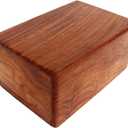 Wooden Urn Box - Urn for Human Ashes Funeral Cremation Urn(Large 8.5" x 6.5" x 4.5" 170 cu. in)