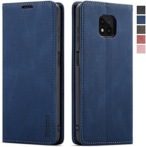 japezop for Moto G Power 2021 Wallet Case with [RFID Blocking] Card Holder Kickstand Magnetic,Leather Flip Case for Moto G Power 2021 6.6 inch -Blue