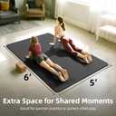 Extra Large Yoga Mat 72"x48" or 78"x57", 1/4"1/2" Thick Mat for Women & Men, TPE Non-Slip Pilates Mat for Home Gym, Yoga, Stretching, Meditation