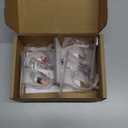 4 Pieces Self Adhesive Curtain Rod Bracket, Universal Plastic Curtain Rod Holders, No Drill Curtain Rod Brackets Curtain Rod Hooks for Bathroom, Bedroom, Livingroom, Kitchen (Transparent)