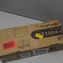 TVON TV Floor Stand for 13-50 inch LCD LED Flat/Curved Panel Screen TVs up to 44 lbs, Height Adjustable TV Stand Mount with VESA 200x200, Portable TV Stand for Bedroom, Dorm Room, Office (Black)