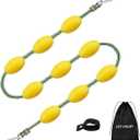 SELEWARE Heavy-Duty 60FT Boat Tow Rope for Tubing, Floating Tube Tow Rope, Durable Watersports Ski Rope for Wakeboarding, Water Skiing & Kneeboarding