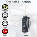 SUPALAND Key Fob Keyless Entry Fits for Hyundai Sonata 2014 2015 2016 2017 Remote Control Flip Key Replacement TQ8-RKE-4F16 95430-C1010 4 Button 46 Chip