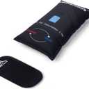 1000g Car Dehumidifier Bag with Non-Slip Dashboard Mat | Microwave Rechargeable Silica Gel Desiccant | Absorbs Moisture & Condensation | For Car, Gun Safe, Closet & Garage | Reusable & Leakproof