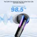 20ms Ultra-Low Latency 2.4G Wireless Gaming Earbuds with ENC Mic - 2.4GHz/Bluetooth Dual-Mode for PS5, PC, Meta Quest 3, Steam Deck, Phone & Laptop-Black