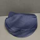 SHACOS Round Placemats Set of 6 Washable 15 inch Round Table Mats Cotton Polyester Woven Braided Place Mats for Dining Table (Sail Blue, 6)