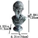 Halloween Character Decoration Sculpture, Vintage Simple Art,Decorations Applicable Home,Living Room,Bedroom,Office Desk Table Indoor,Halloween Party Decorations Statue (10inch, Ms.)