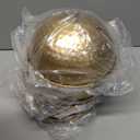 Sziqiqi Urn Vases for Wedding Centrepiece - 6in High Gold Metal Vase Set of 10 Small Vintage Flower Arrangement Pots for Table Centrepieces Elegant Hammered Vase for Christmas Anniversary Party