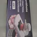 Ourokhome Vegetable Mandolin Slicer, Hand Safe Kitchen Food Shredder with 6 Mandoline Blades, Veggie Waffle Cutter for Potato, Carrot, Zucchini, Onion, Essential Kitchen Gadgets (6 in 1, White)